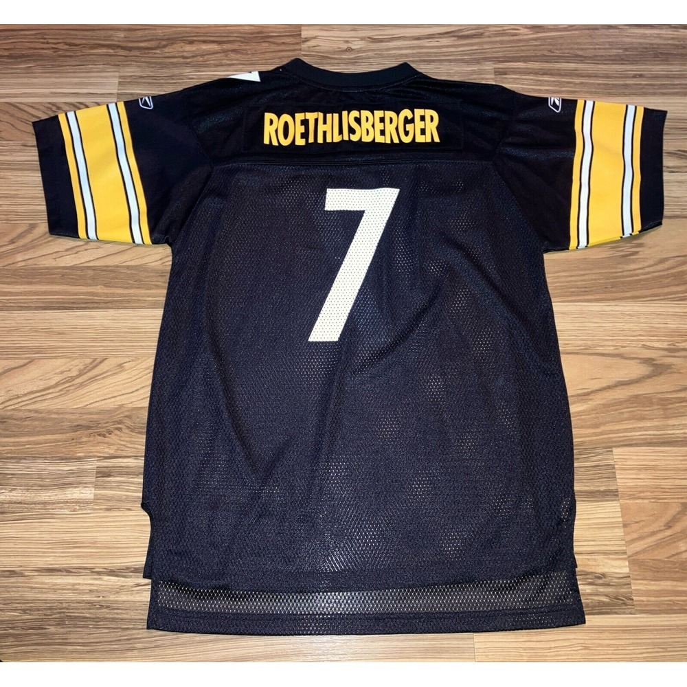 Pittsburgh Steelers Ben Roethlisberger NFL Reebok Youth Jersey‎ 18/20 XL